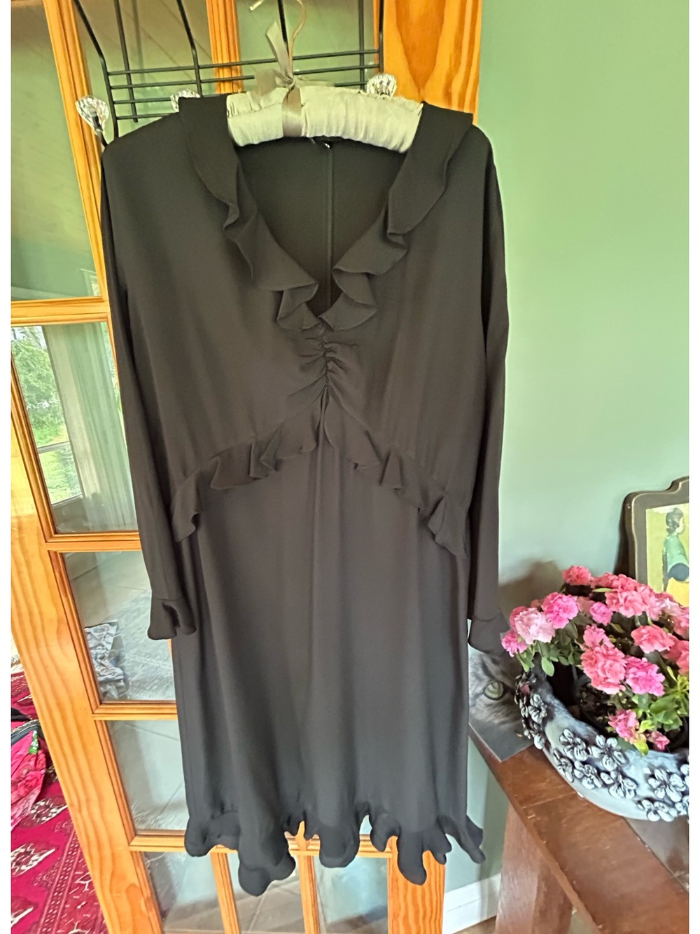 Gucci 40 Silk Ruffled  Dress $2500